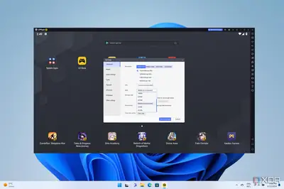 LDPlayer Android emulator running on a Windows laptop