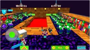 Lovely Craft sandbox gameplay showing structures and building blocks